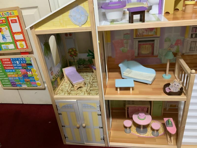kidkraft majestic mansion dollhouse with 34 accessories