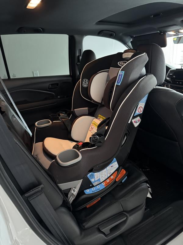 Graco Extend2Fit Convertible Car Seat, Spire, Blue