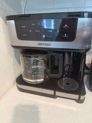 capresso sg220 12-cup coffee maker Capresso SG220 12-Cup Stainless Steel Coffee Maker with Glass Carafe –  Empire Coffee & Tea Co. Inc main image 1