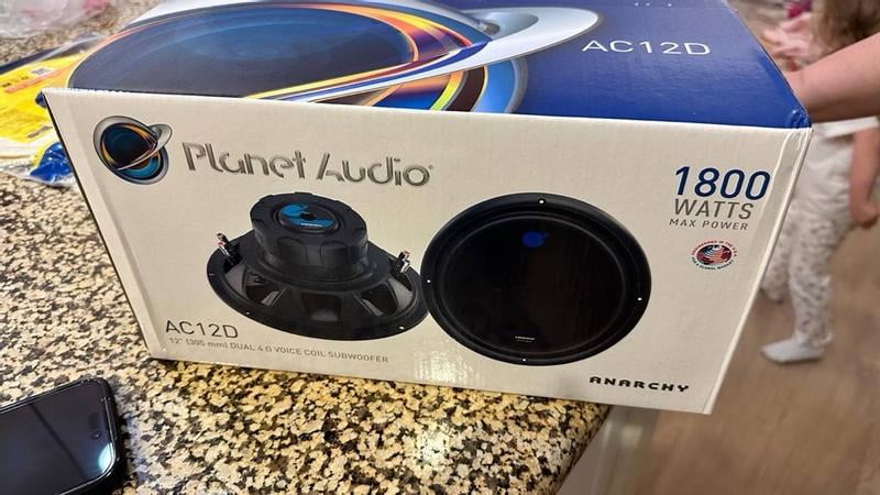 Ac12d Pair Of 12 Inch Subwoofers Planet Audio 1800 Watt Amp Planet