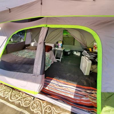 Ozark Trail 11 Person Tent 3 Room Instant Cabin Private Room Outdoor Camping