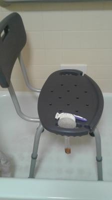 Equate Bath Chair Shower Seat With Back Walmart Com Walmart Com
