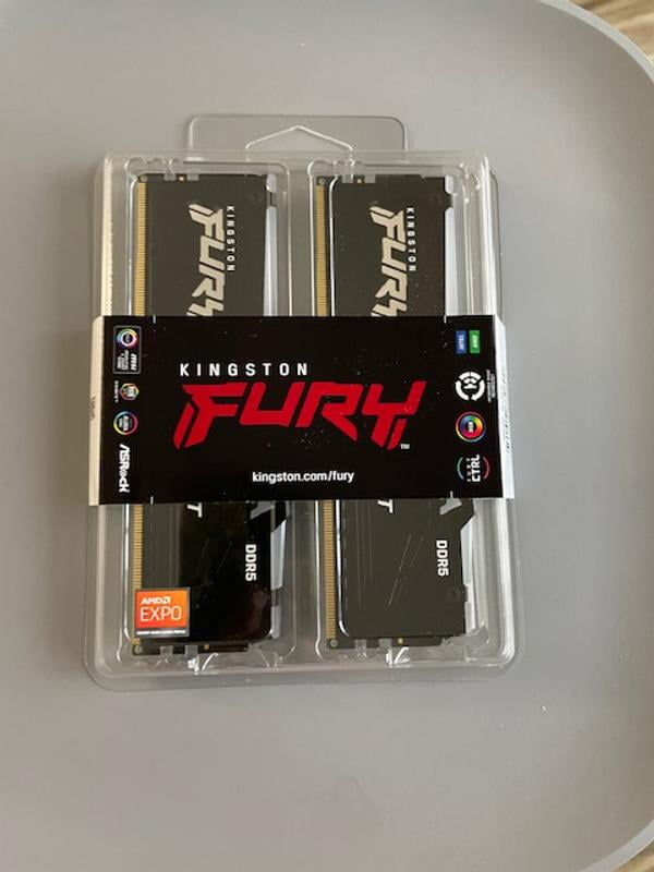 Kingston FURY Beast RGB 32GB DDR5 5600 (PC5 44800) Desktop Memory