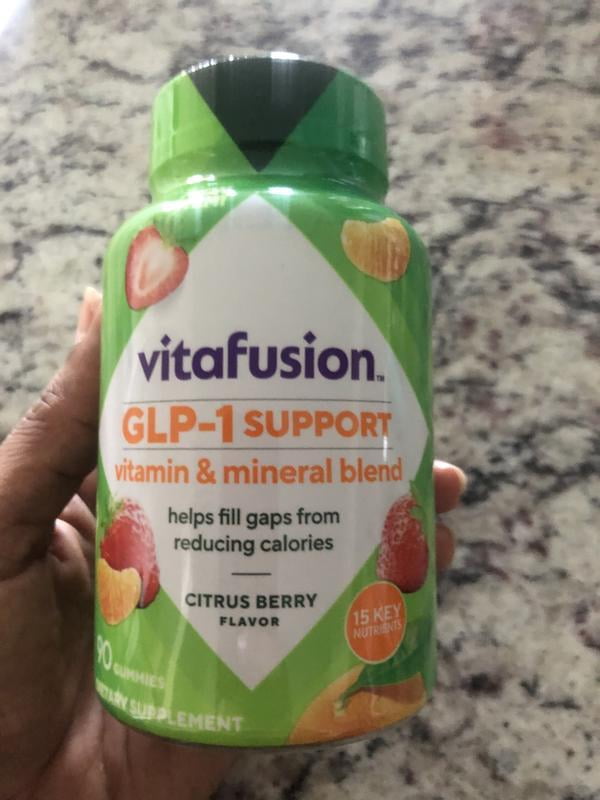 vitafusion glp 1 support Customer reviews for vitafusion GLP-1 Support Multivitamin, Adult Gummy  Vitamin, 15 Nutrients, Citrus Berry Flavor, 90ct