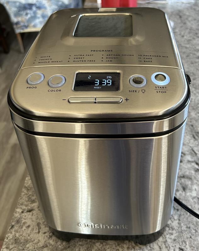 A8097  Cuisinart ホームベーカリー　CBK-110　シルバー Cuisinart CBK-110 Compact Automatic Electric Bread Maker Machine