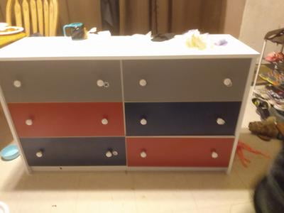 Cosco kaleidoscope 6 drawer dresser discount
