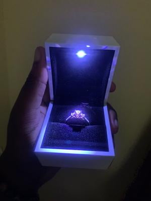 proposal ring box with light