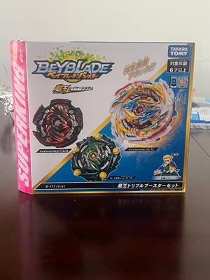 Takara Tomy Beyblade Battle Super King B-171 GT Triple Booster Set