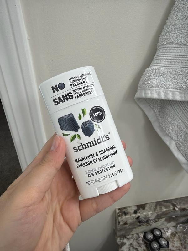 Schmidt's Natural Deodorant Charcoal & Magnesium 24-Hour Odor