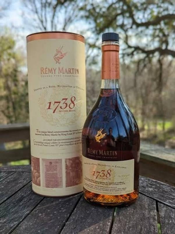 Remy Martin 1738 Accord Royal Cognac, 750ml Glass Bottle, 40% ABV