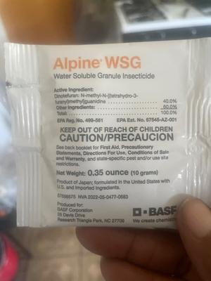 Customer reviews for Alpine WSG Water-Soluble Granule Insecticide