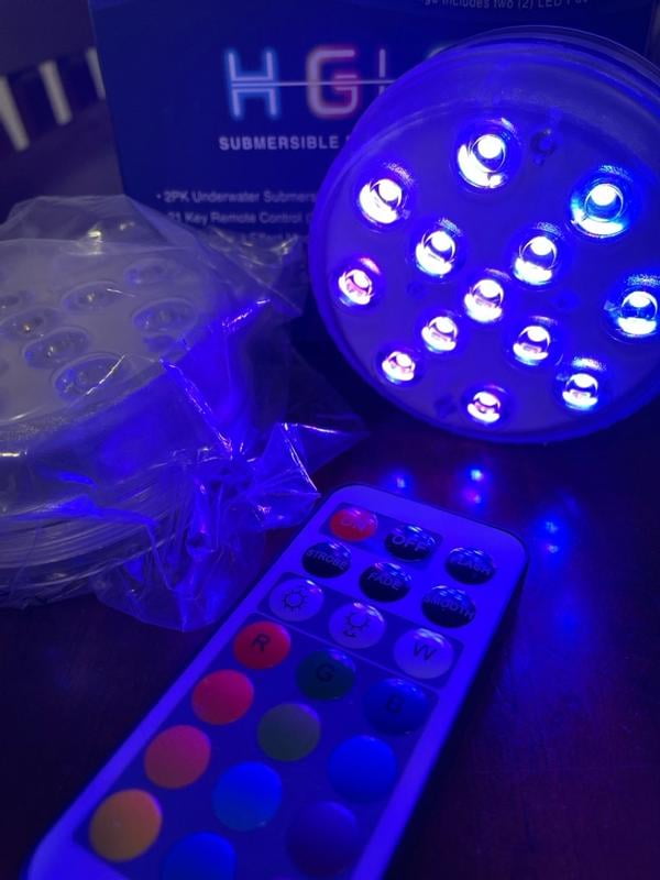 Customer reviews for Merkury Innovations 2 Pack RGB Submersible