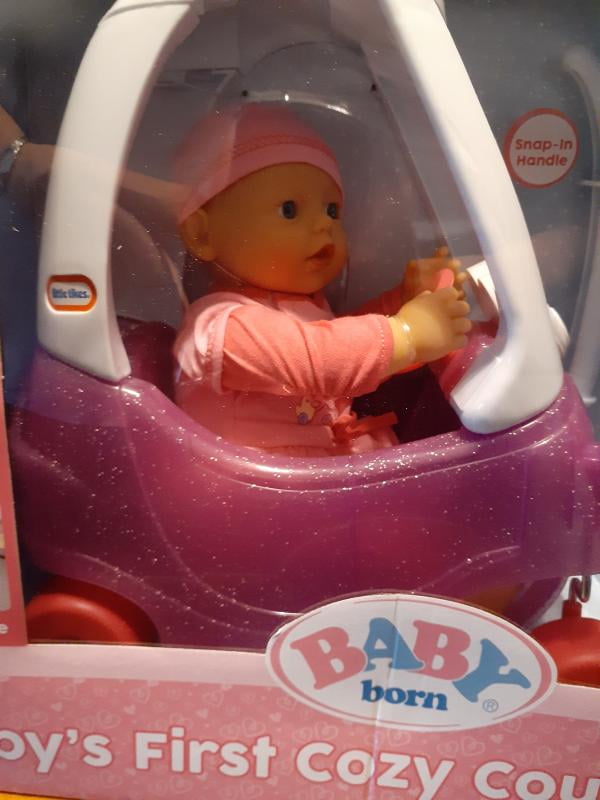 Customer reviews for BABY born Baby s First Cozy Coupe with Soft Bodied Baby Doll Walmart