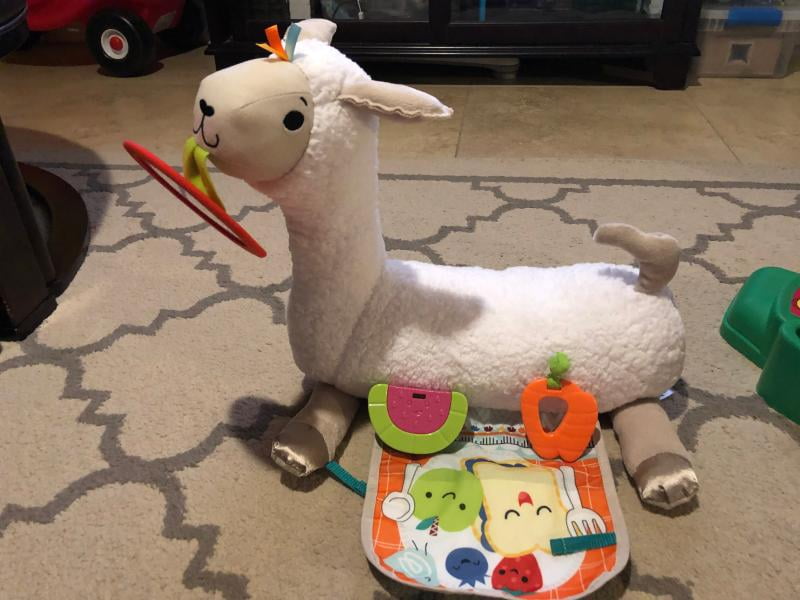 fisher price grow with me tummy time llama