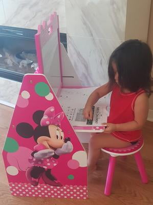 disney minnie mouse deluxe kids art table