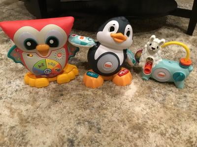 Fisher-Price Linkimals Toddler Toy Learning Narwhal with Interactive Lights Music & Educational Games for Ages 18+ Months