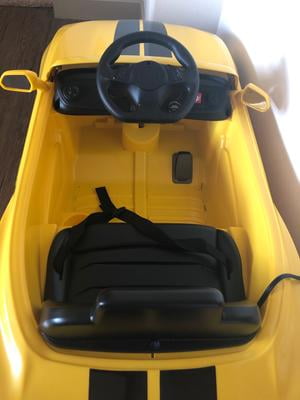 Kid motorz racing camaro rs one seater in sales yellow 6v
