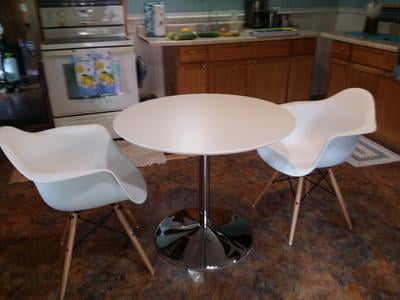 Tms Pisa Round Dining Table Multiple Finishes Walmart Com