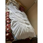Unikome Queen Size Mattress Topper Thick 100 Cotton Cooling Mattress Unikome Queen Size Mattress Topper Thick 100 Cotton Cooling Mattress
