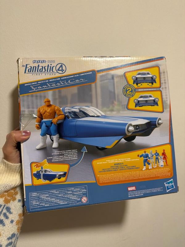 Marvel Studios Fantastic 4 Fantasticar Vehicle w/Thing Figure