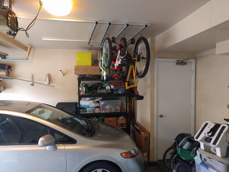 Saris Cycleglide 4 Bike Ceiling Mount Storage Rack Shelly Lighting