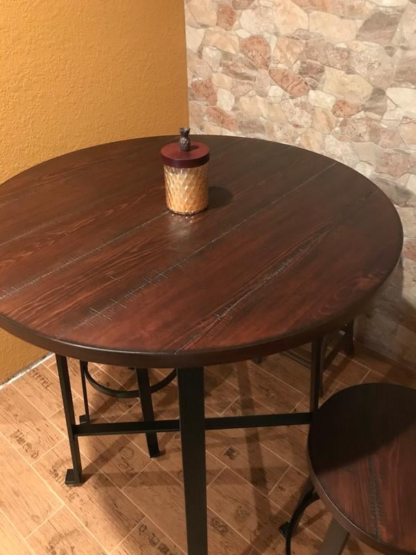Signature Design By Ashley Challiman Round Dining Room Bar Table Casual Style Rustic Brown Com - Challiman Dining Room Pub Table Signature Design By Ashley Challiman Round Dining Room Bar Table Casual Style Rustic Brown Com - Challiman Dining Room Pub Table