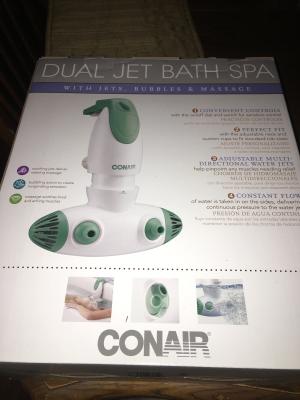Conair Dual Jet Bath Spa 1 Each, Conair Portable Bathtub Jet Spa