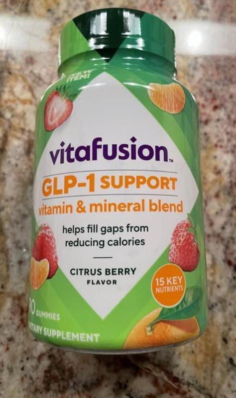 Customer reviews for vitafusion GLP-1 Support Multivitamin, Adult Gummy Vitamin, 15 Nutrients, Citrus Berry Flavor, 90ct