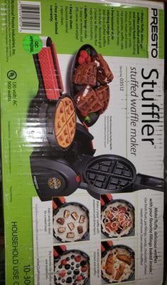 Presto 03512 Stuffler Stuffed Waffle Maker, Belgian, Large - Dutch Goat