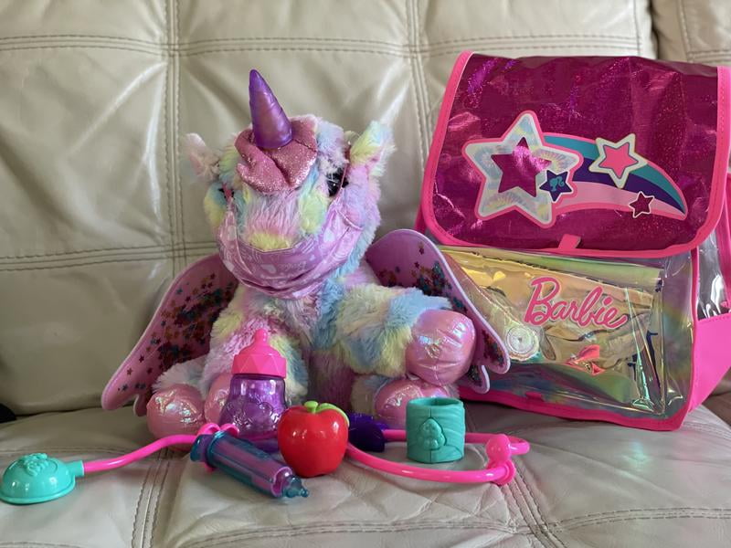 Barbie Dreamtopia Unicorn Doctor, Interactive Plush Toy, Kids Role