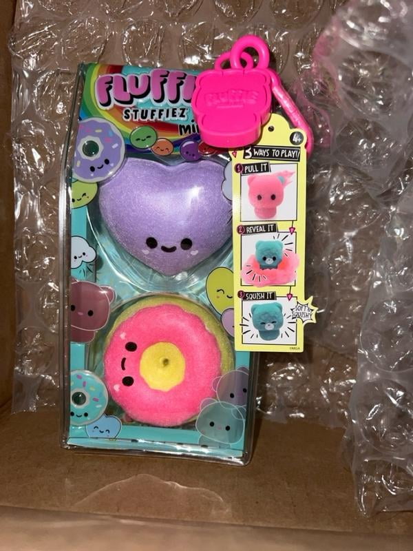 Fluffie Stuffiez Minis De Bonbons Ronds Et Cœurs à Collectionner – Surprise Reveal Unboxing Soft And Squishable Tactile Play Fidget DIY