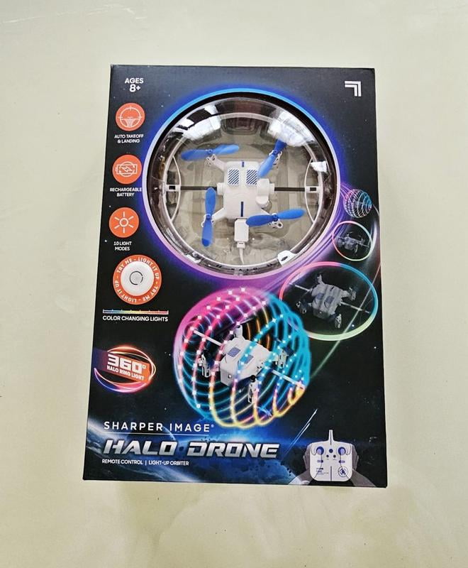 Ridge's Puddle S60 Mini Drone Enfant – Hélices Protégées, Lumières LED, Décollage 1 Touche, 2 Batteries – Cadeau Débutant
