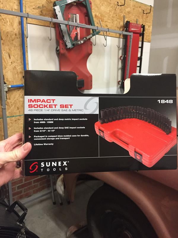 Sunex 3//4/" IMPACT Sockets SAE METRIC 6pt Shallow Standard MM NEW Tools You Pick