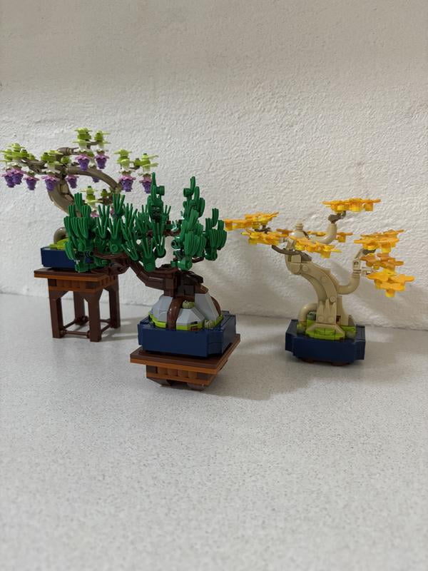 LEGO Botanicals Mini Bonsai Trees Building Set - Artificial Bonsai Tree  Building Blocks for Adults, Ages 18+ - DIY Home and Office Decor for Men  and Women - Gift for Christmas - 10373 - Walmart.com