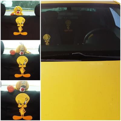 Tweety bird clearance seat covers walmart