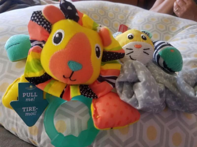 infantino foot rattles zebra and tiger
