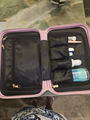 Customer reviews for Hard Shell Cosmetic Travel Case, Pink, 1