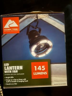 Ozark Trail Camping Lantern with Adjustable Fan, 145 Lumens