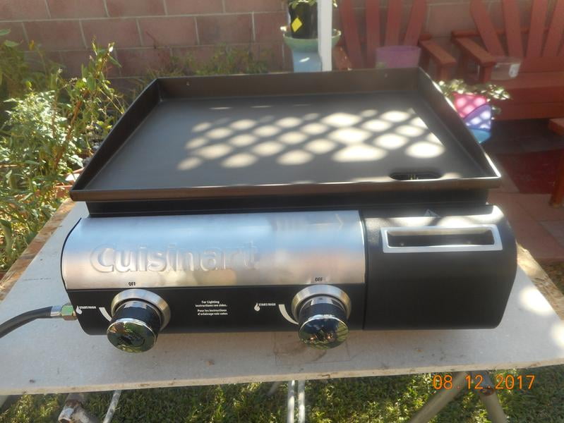 cuisinart two burner gas griddle