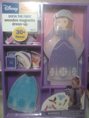 Melissa & Doug Disney Sofia The First Wooden Magnetic Dress-up Doll Set 1pc Miss for sale online