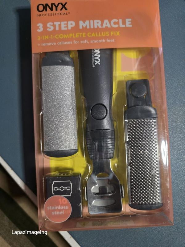 Onyx Professional Foot Removal Rasp & 3 Step Callus Removing
