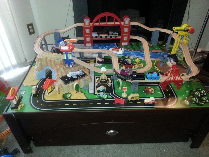 kidkraft metropolis train set