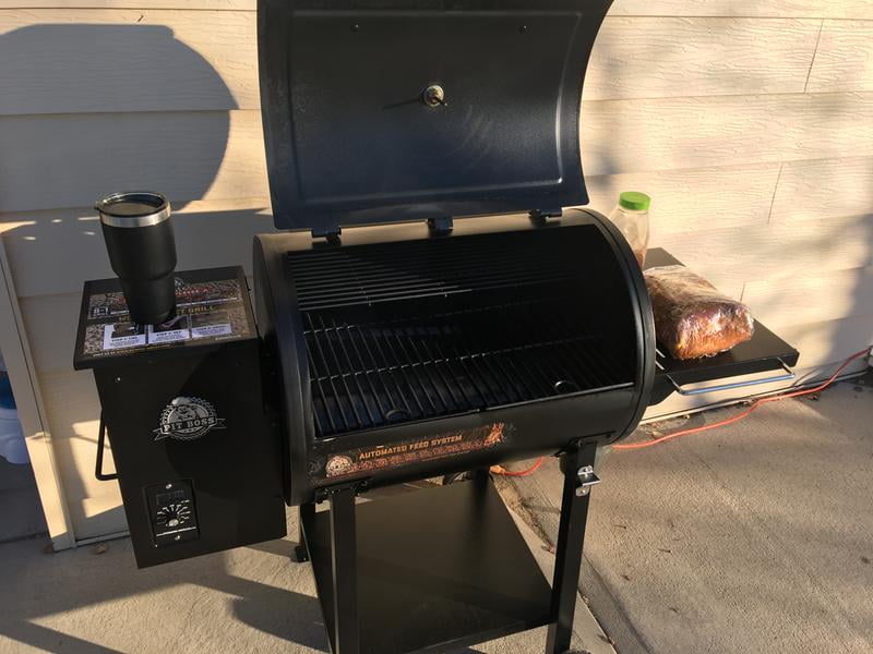 pit boss 72700s pellet grill with upgraded cart