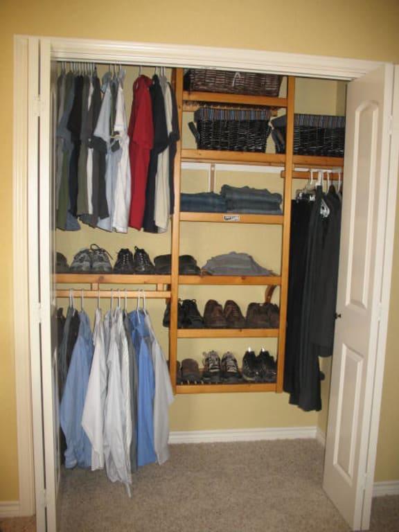John Louis Home Standard Closet System In Maple Or Mahogany