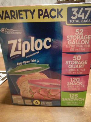 double zipper bags variety pack
