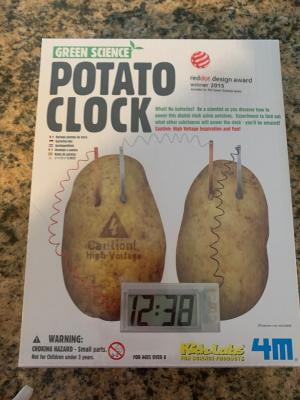 Green science hotsell potato clock