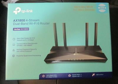 TP-Link Router WiFi 6 AX1800 Smart WiFi Router Archer AX20