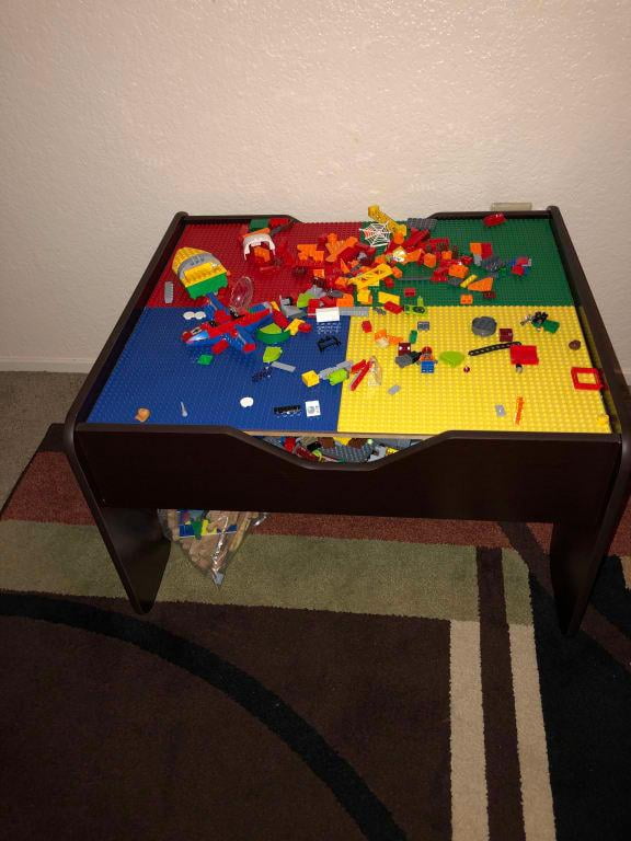 Kidkraft 2 In 1 Activity Table With Board Natural Walmart Com Walmart Com
