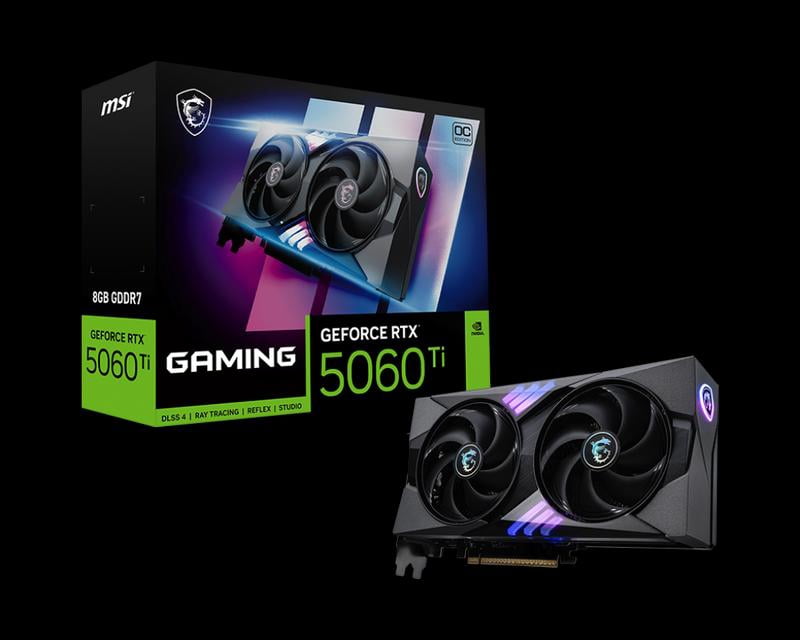 MSI Gaming GeForce RTX 5060 Ti 8GB GDDR7 PCI Express 5.0 x 16 (use