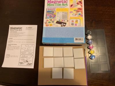 4M Magnetic Mini Tile Art, Art & Crafts DIY Kit, For Boys & Girls Ages 8+